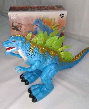 Dinosaurio plástico a pila